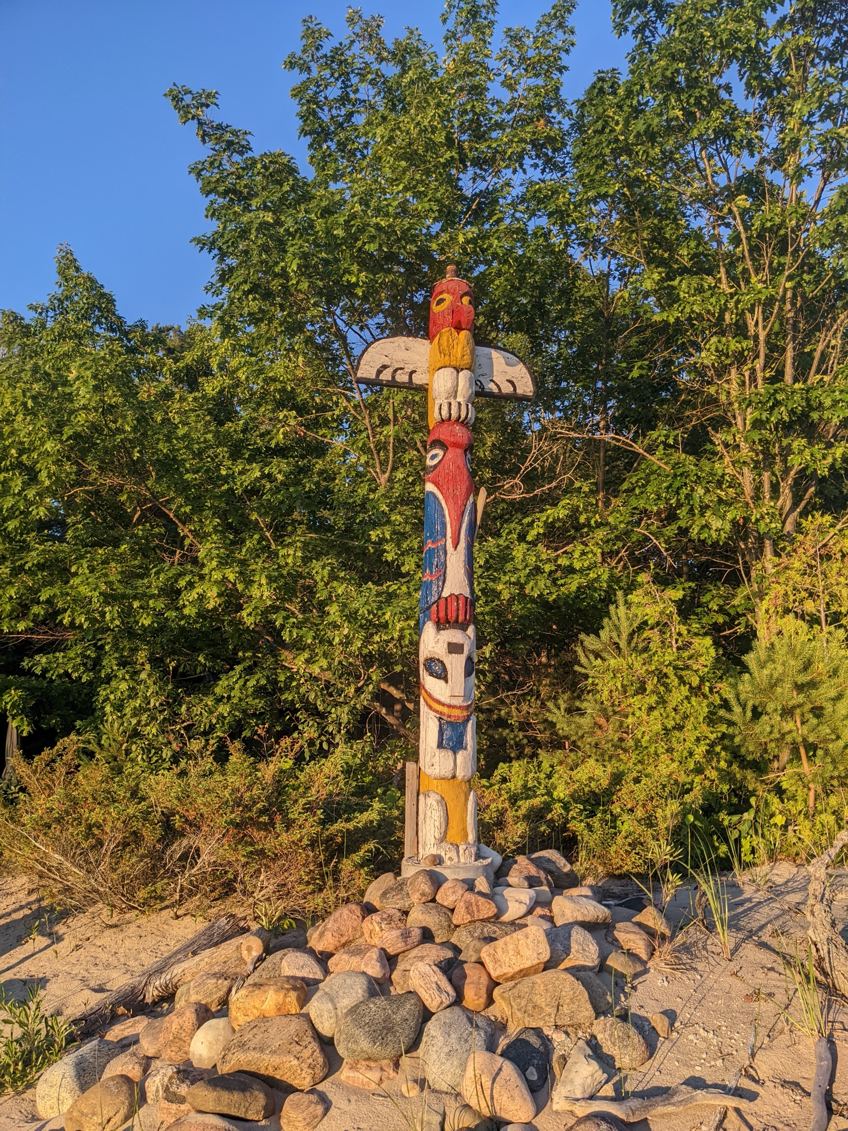 Land marker connected to Heather's ceremonial work